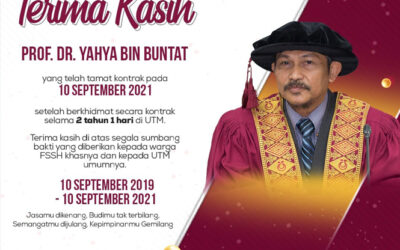 Terima Kasih Prof. Dr. Yahya Buntat