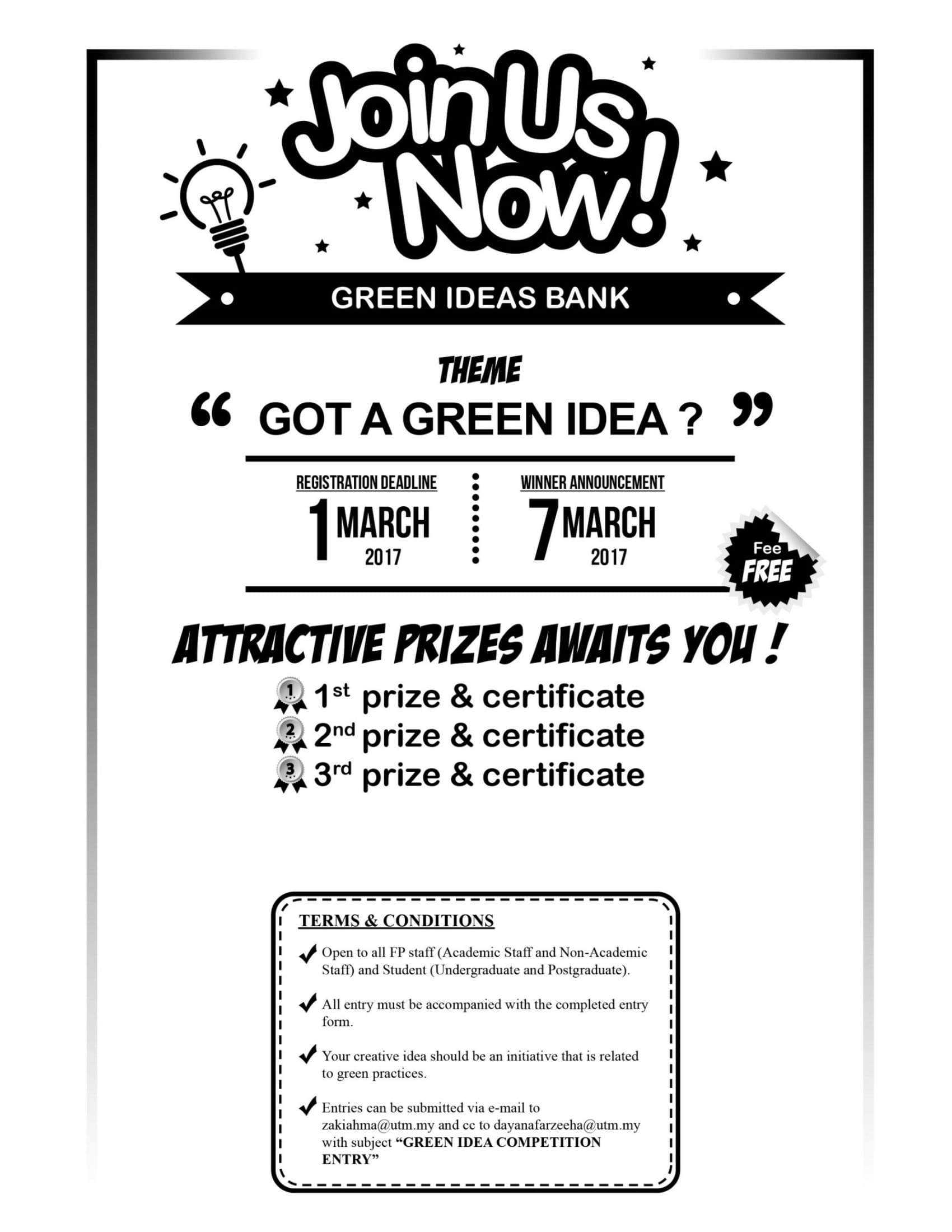 Poster green ideas