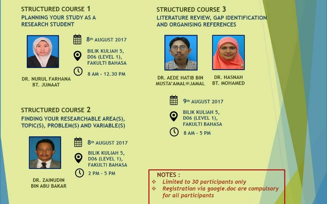 Structured Course 1,2 & 3