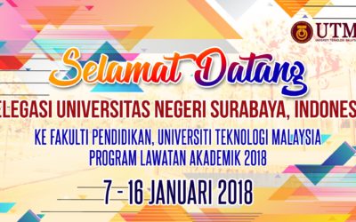 Academic Visits by Universitas Negeri Surabaya, Indonesia to Faculty of Education, UTM