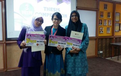 UTM 3 Minute Thesis Competition (2018) – Faculty of Education